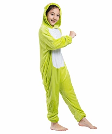 AKAAYUKO Kostüm Kinder Unisex Cosplay Jumpsuit Onesie Tier Frosch - 3
